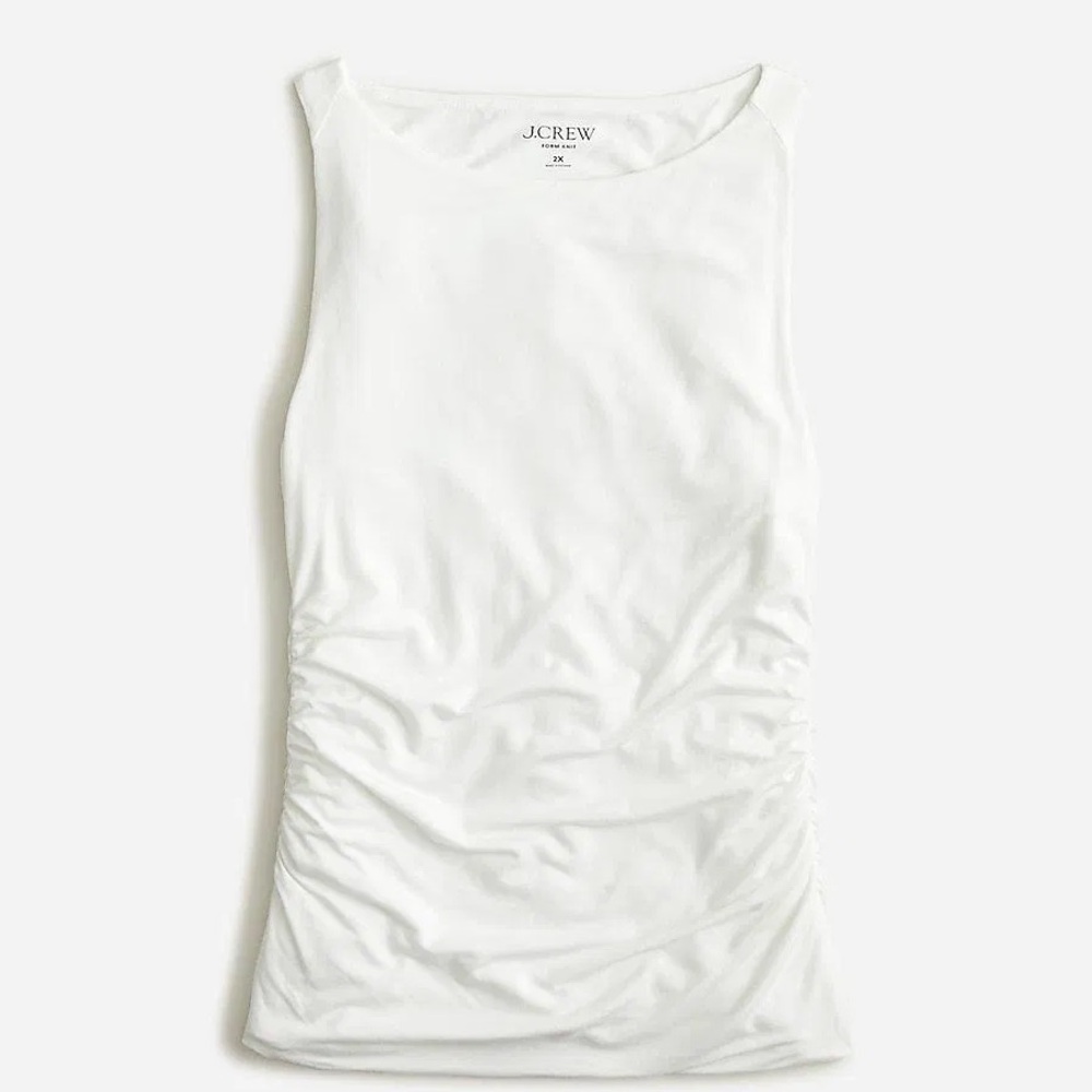J.CREW FORMKNIT SHELL TANK TOP